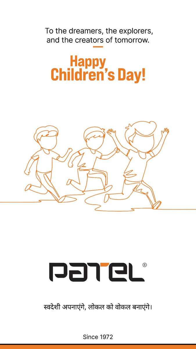 #Happy Children's Day 
#PatelInfrastructureLtd