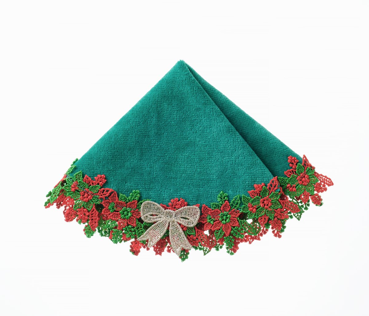 近沢レース　シーズンハンカチ　クリスマスリース　限定色　＆　スウィートホーム