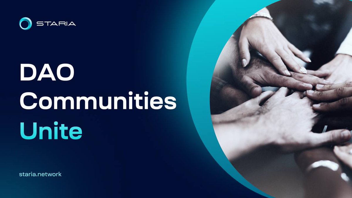 StariaPad's tweet photo. Staria’s new strategy to expand on DAO communities means better sale options. 

Our vision is to empower valuable projects with secure, compliant tools that drive growth and innovation to their and our communities.  

This shift means more accessibility, more flexibility, and more support for those driving the next wave of innovation. Let’s make it big! 

#Staria #DAO #web3