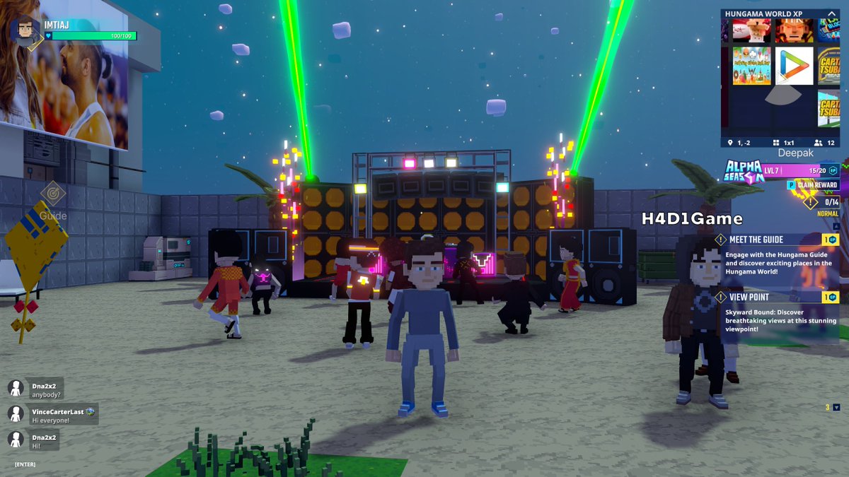 Catching some sun 🌞 in the Hungama experience in <a href="/TheSandboxGame/">The Sandbox</a>. Come party! 🎉 <a href="/Bollyhungama/">BollyHungama</a> register-landings.sandbox.game/alphaseason4-s… #TheSandbox #AlphaSeason4 #AS4SocialChallenge