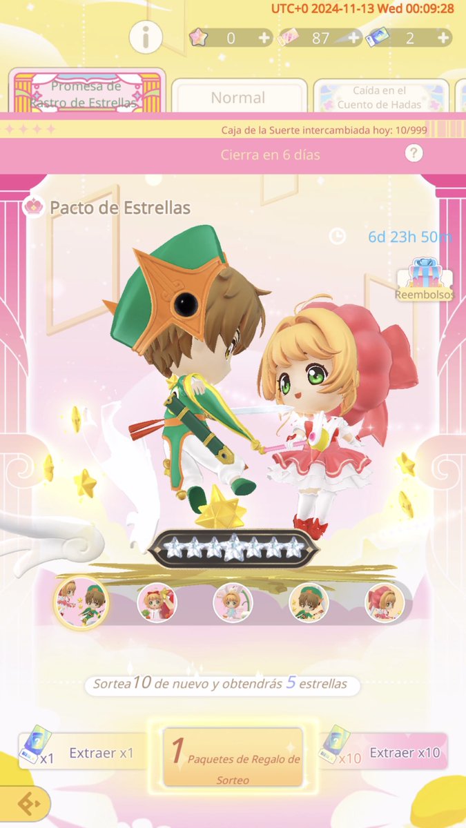Mg_OsorioX's tweet photo. Me tocaron los dos aunque por separado 🥰solo tenía 12 tickets pero utilicé 10 aww 🥰 me alegraron ambos ❤️ me hubiera encantado el de 7 estrellas ⭐️ pero estoy feliz por los 2
#CardcaptorSakura #CCSakura #CLAMP #ccさぅら #CCS #CardcaptorSakuraMemoryKey https://t.co/SSs9WhKiSF