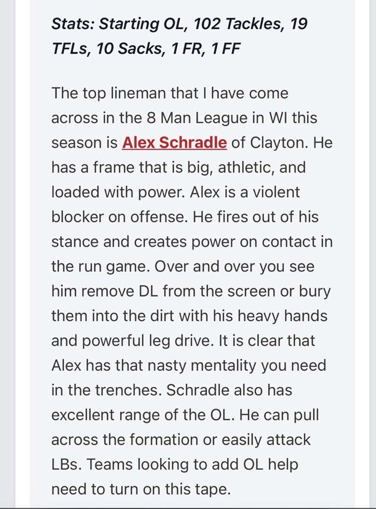 Big thanks to <a href="/PrepRedzoneWI/">Prep Redzone Wisconsin</a> for the write up!