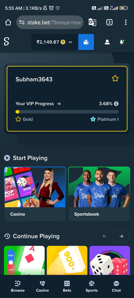 just_subhamm's tweet photo. @Stake @StakeIND @Stake I got only 2149rs (20) dollars for wagering 19600 dollars and with loss of 302 dollars What the fuck is that stake I am in gold vip level and you guys give me these??? https://t.co/ZEG8lRiQRo
