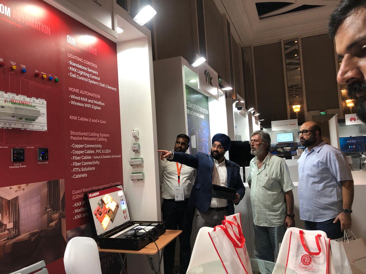 ControliumBT's tweet photo. You can experience the actual demonstration of our Room Controller System at the stall. 

Date: 13 &amp; 14 November, 2024
Venue: St. Regis Saadiyat IslandResort, Abu Dhabi

#ControliumBT #Sibec2024 #SIBCA #Exhibition #Participation #BuildingAutomation #RoomControllerSystem #AI #IoT https://t.co/LKE8HsXGkR