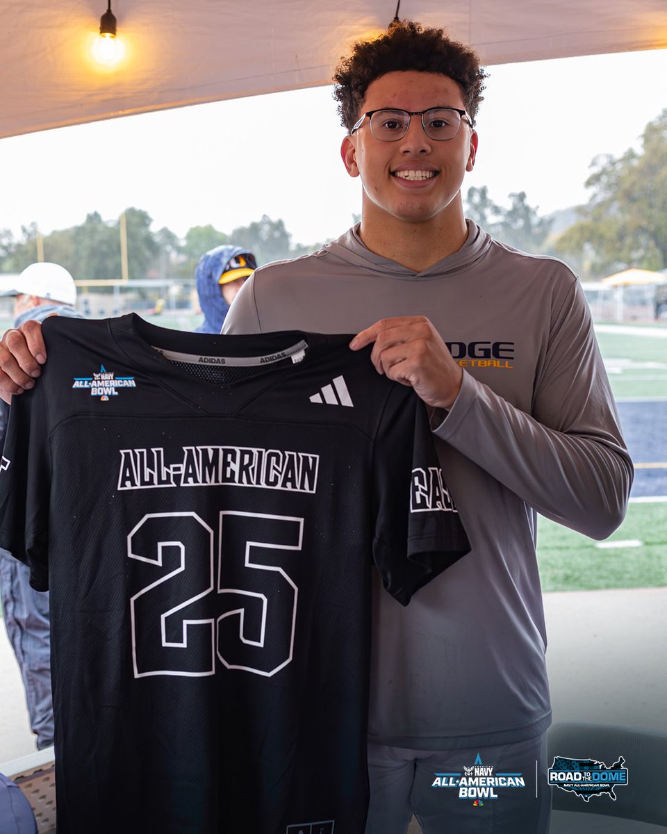Bama Bound 🐘 

Welcome ⭐️⭐️⭐️⭐️ Kaleb Edwards (<a href="/kalebredwards/">Kaleb Edwards</a>) to the 2025 Navy All-American Bowl <a href="/NBCSports/">NBC Sports</a> 

#RollTide

#NavyAAB 🇺🇸 <a href="/AmericasNavy/">America's Navy</a>