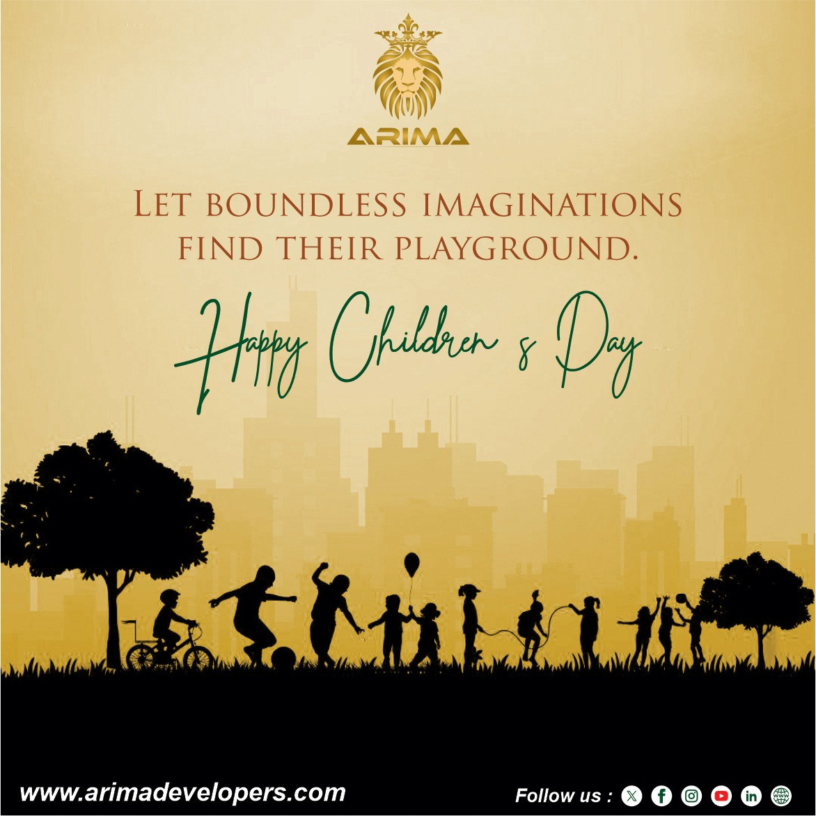 Kids fill up our lives with their bright smiles and sunshine. Let's treasure them and love them unconditionally. 

Arima wishes happy children's day.

#childrensday #nehrubirthday #childhoodmemories #childrenseemagic #kidsworld