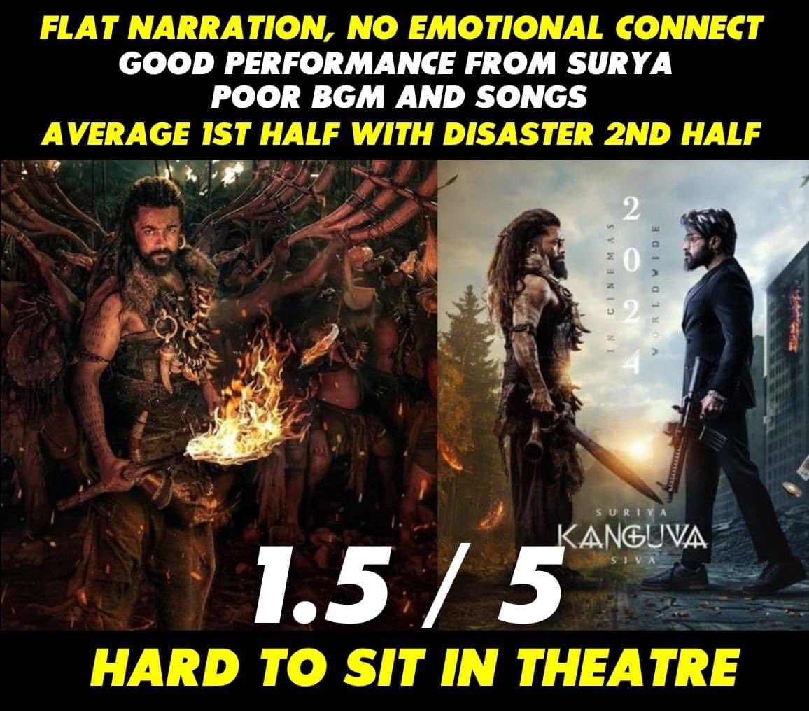 vinothmanikanda's tweet photo. #Kanguva public review. Siva Enga vitaro angayae thodangi irukaru 🤣🤣🤣 https://t.co/PPBgF1HyIJ