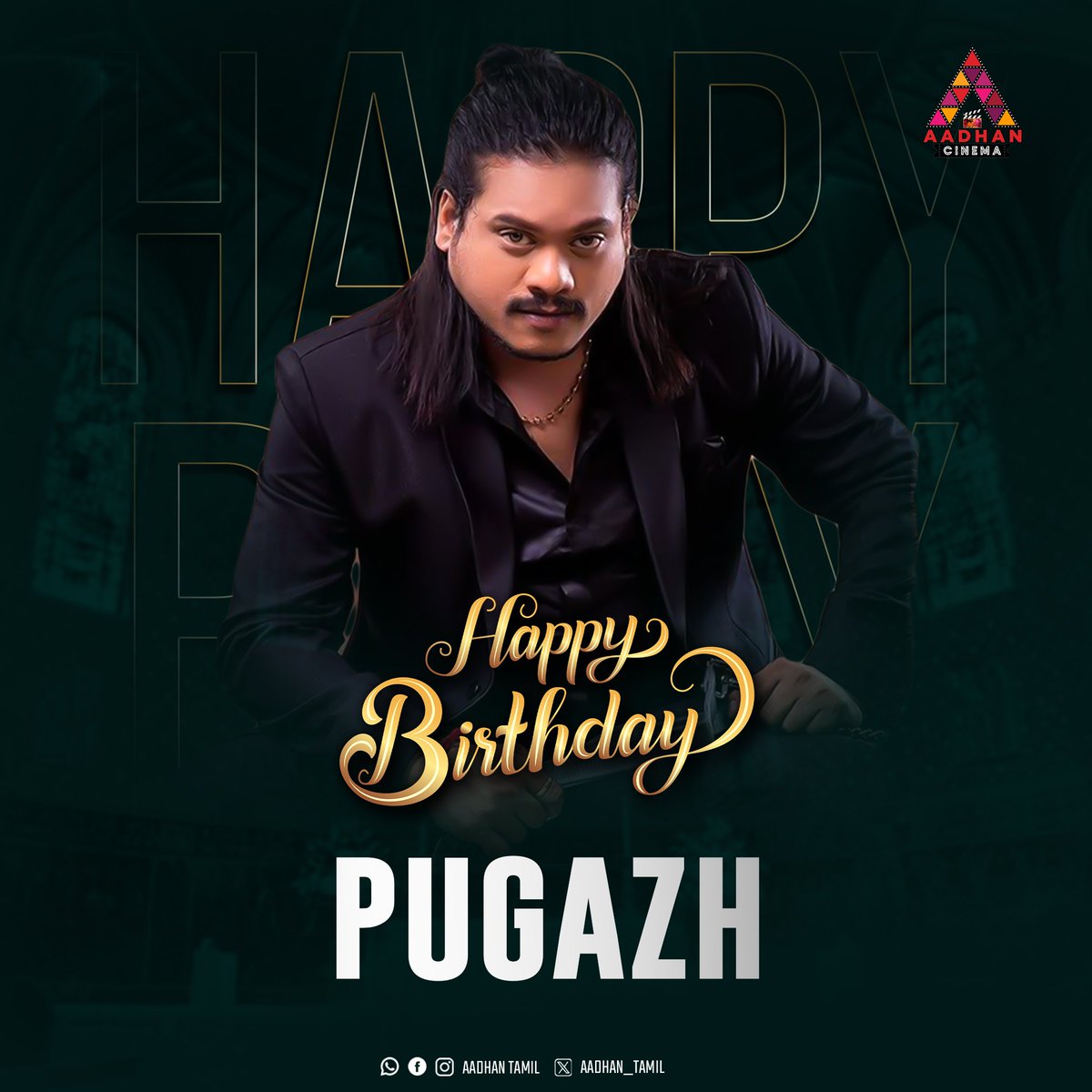 AadhanCinema's tweet image. Happy Birthday Pugazh...
#AadhanCinema #VijayTvPugazh #VijayTv #Cwc @vijaytvp