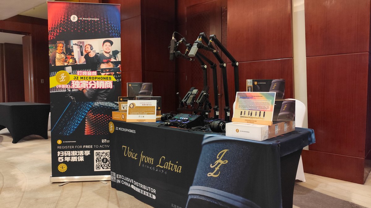AudioDong's tweet image. Joinning the Celebration of the 106th Anniversary of the Proclamation of the Republic of Latvia, with JZ Microphones
@jzmic