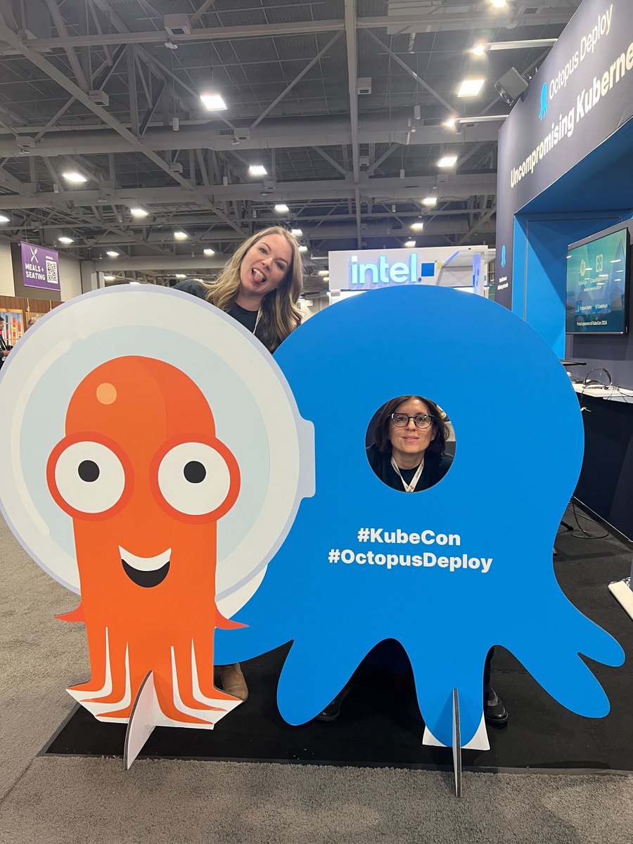 OctopusDeploy's tweet image. Visit us at the #OctopusDeploy booth!
Come for the photo opps. Stay for the deployments.