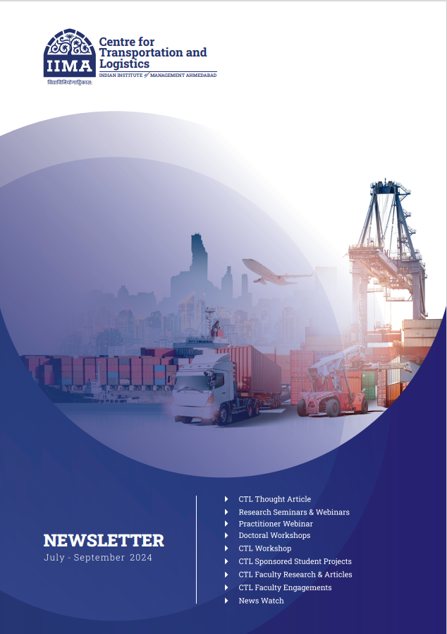 Centre for Transportation and Logistics, IIMA releases its July-September 2024 #Newsletter.    

Read here:  linkedin.com/posts/centre-f…

#transportation #logistics #research #sustainability #ctl #iimahmedabad