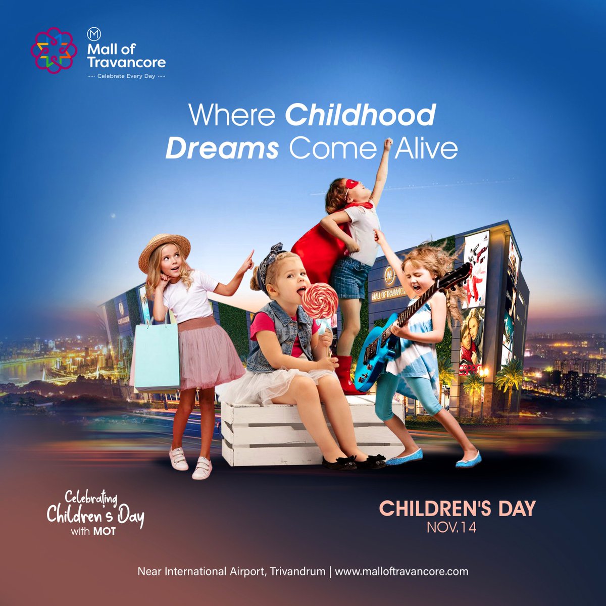 🌟 Happy Children's Day! 🌟

Today, we celebrate the bright futures, boundless energy, and endless imagination of our little ones. Let’s empower every child to dream big, to feel loved, and to know that they have the power to change the world. 💫
#HappyChildrensDay