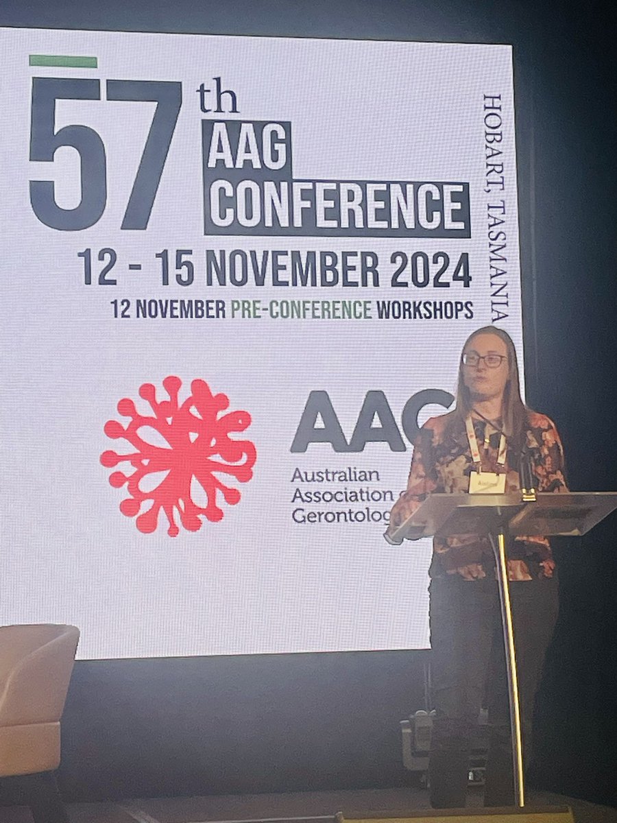 RaphaelleAsh's tweet photo. @AislinnLalor giving a second beautiful presentation at @gerontologyau #AAGConf2024 in Hobart today about the “We Are Well” Intergenerational Project showcasing the importance of sharing #art in various forms across #generations 🎨🌿 https://t.co/YfUHqXZ8WP
