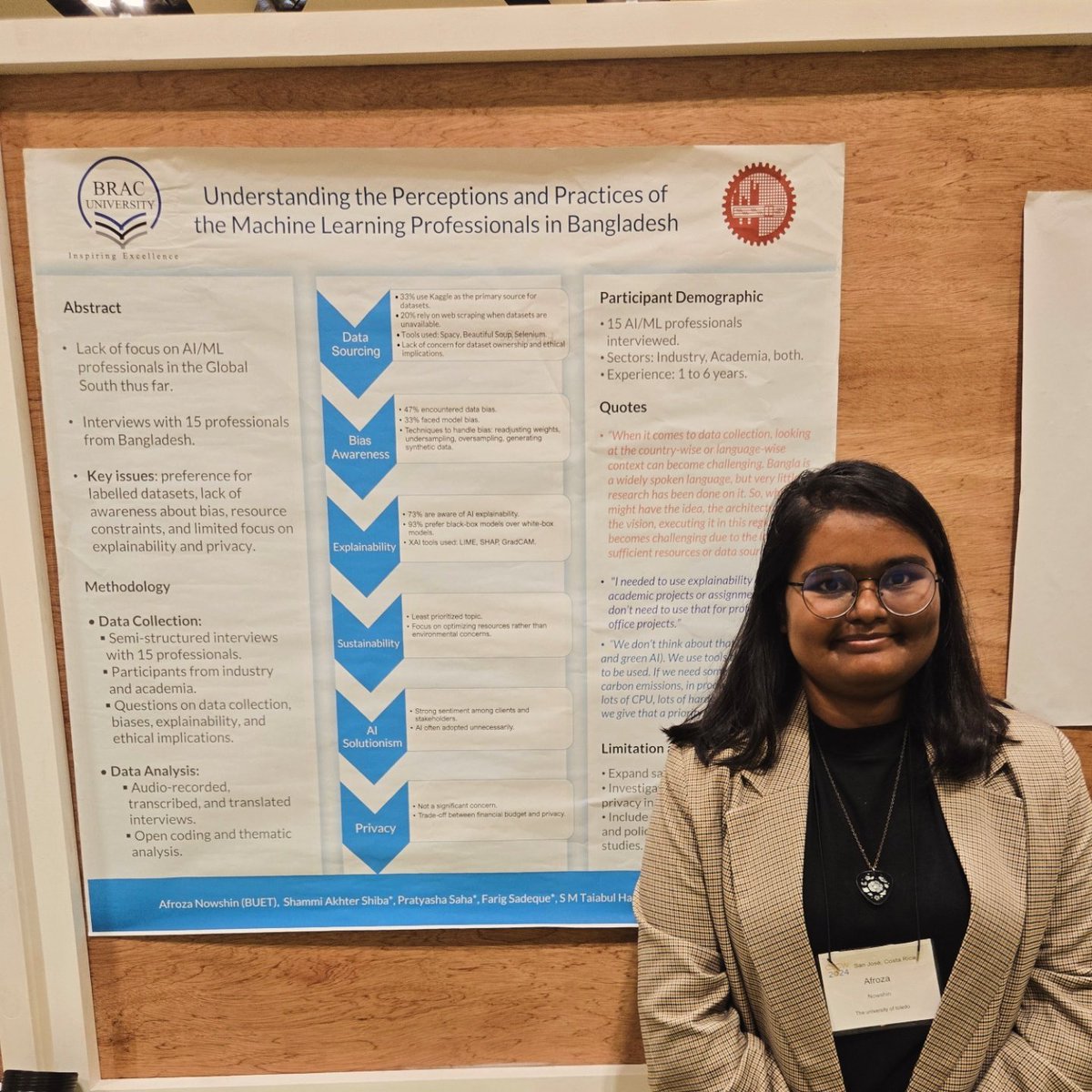 Presented our poster at #CSCW2024 on Nov 12, find the poster here - dl.acm.org/doi/10.1145/36…