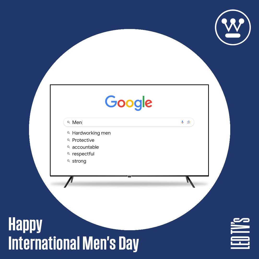 Happy International Men's Day

#westinghouse #internationlmensday