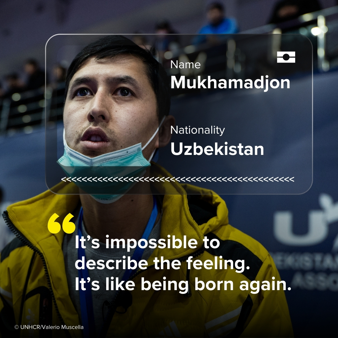 UNHCR_Cent_Asia's tweet photo. Mukhamadjon, a former kickboxing champion, was stateless for 28 years. Without a nationality, he was invisible in the eyes of the law.
In 2020, Uzbekistan 🇺🇿 adopted a law that granted citizenship to thousands of stateless people and now Mukhamadjon can finally say #IBelong https://t.co/6EBayXBSA7
