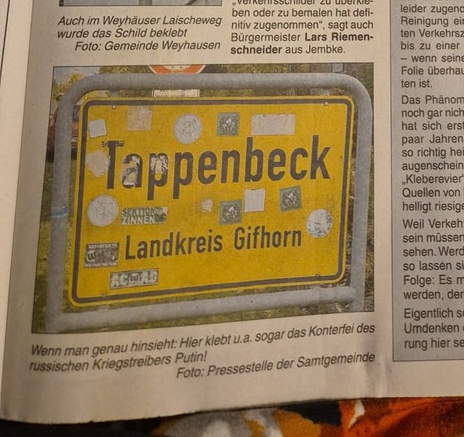 Alfred Heider ist Putin. Na klar ☝️

Quelle: Gemeindeblatt Boldecker Land
