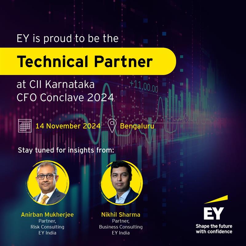 EY_India's tweet image. Join us as we delve into &apos;Financial Resilience &amp;amp; Corporate Governance&apos; at the CII Karnataka CFO Conclave 2024. Discover how #CFOs can craft a robust future. 

#ShapeTheFutureWithConfidence #Finance