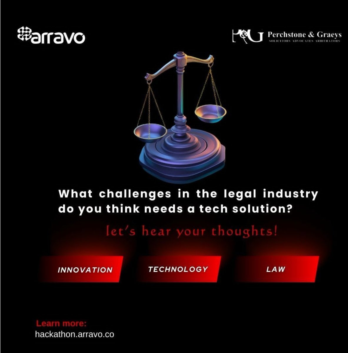 AyoAdegboye's tweet photo. A new perspective to disruption in the justice system, visit https://t.co/zHispv7Ejj #lawtech #arravo #ADR #Ayoadegboye #HumansofArravo https://t.co/vZZpb29TWk