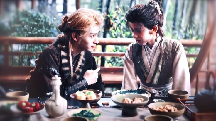 ⠀

⠀⠀⠀⠀เขาอู๋ไป๋ ข้าอู๋ซิน, คนหนึ่งปรุงยา คนหนึ่งปรุงอาหาร — ก่อนกินยาก็ควรกินอาหาร เห็นรึไมว่าผู้ไข้ขาดคนใดคนหนึ่งมิได้ 

⠀