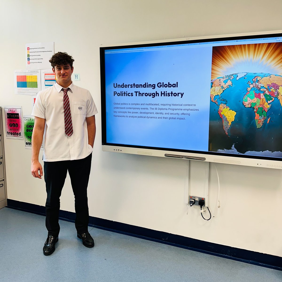 sekqatar's tweet image. How can history help us understand global politics today? At @sekqatar, our Theory of Knowledge activities empower students to connect historical narratives with modern political contexts, sparking deep critical thinking. #TOK #GlobalPolitics #IBLearning