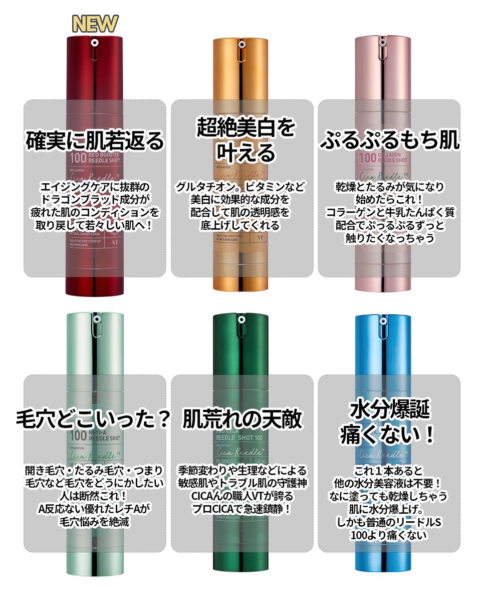 カラーリードルショットまとめ