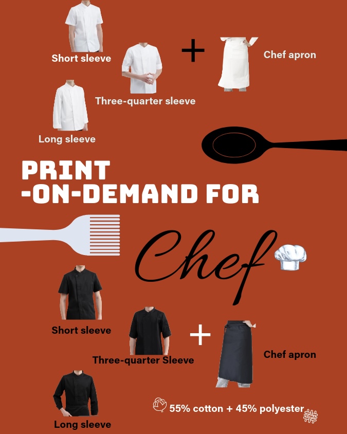 AHay2U's tweet photo. Print-on-demand chef coats and boutique aprons:
💜Cotton-blend Chef Coats https://t.co/oVvDY1efuP