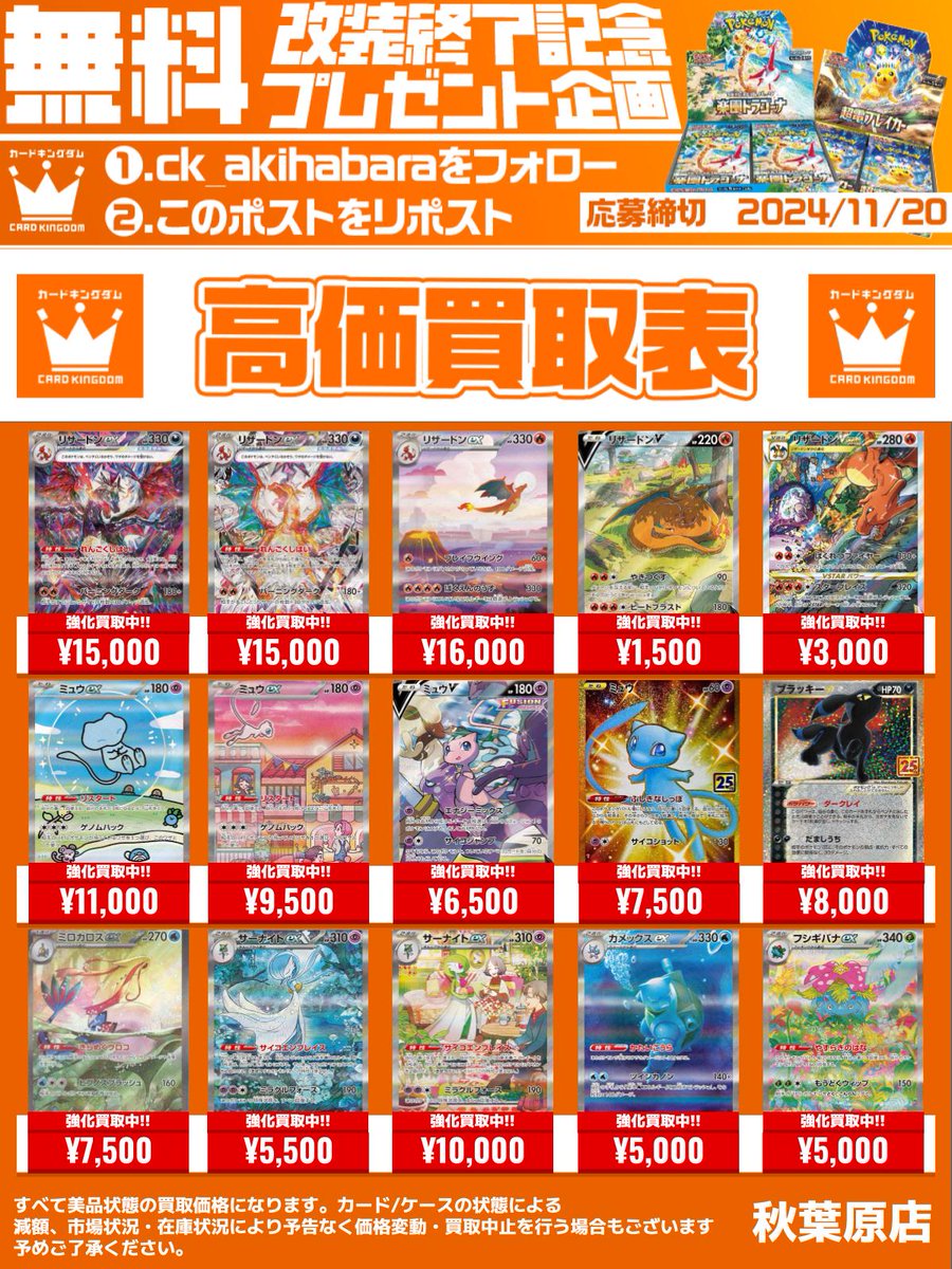 カードキングダム秋葉原店 / Card Kingdom Akihabara / カーキン