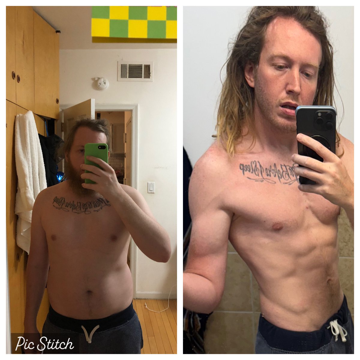 patrickleet's tweet image. Before and after