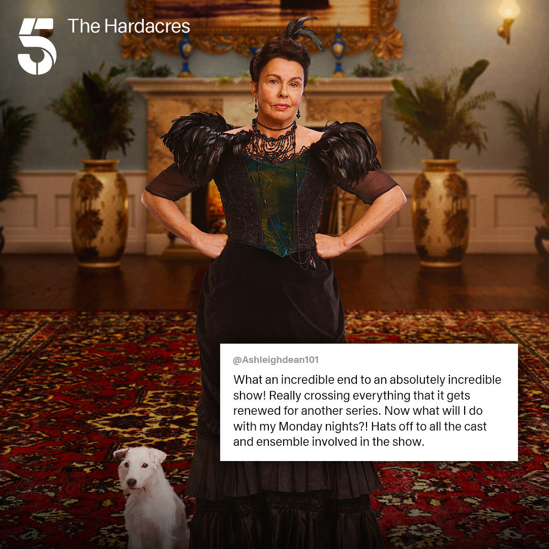 channel5_tv's tweet image. The Hardacre family had us hooked from start to finish ❤️ But don’t just take our word for it — fans are already demanding a second series 🙌

📺 The Hardacres. Stream the full series now on My5.
#TheHardacres #Drama #FamilyDrama
@CLAIREECOOPER