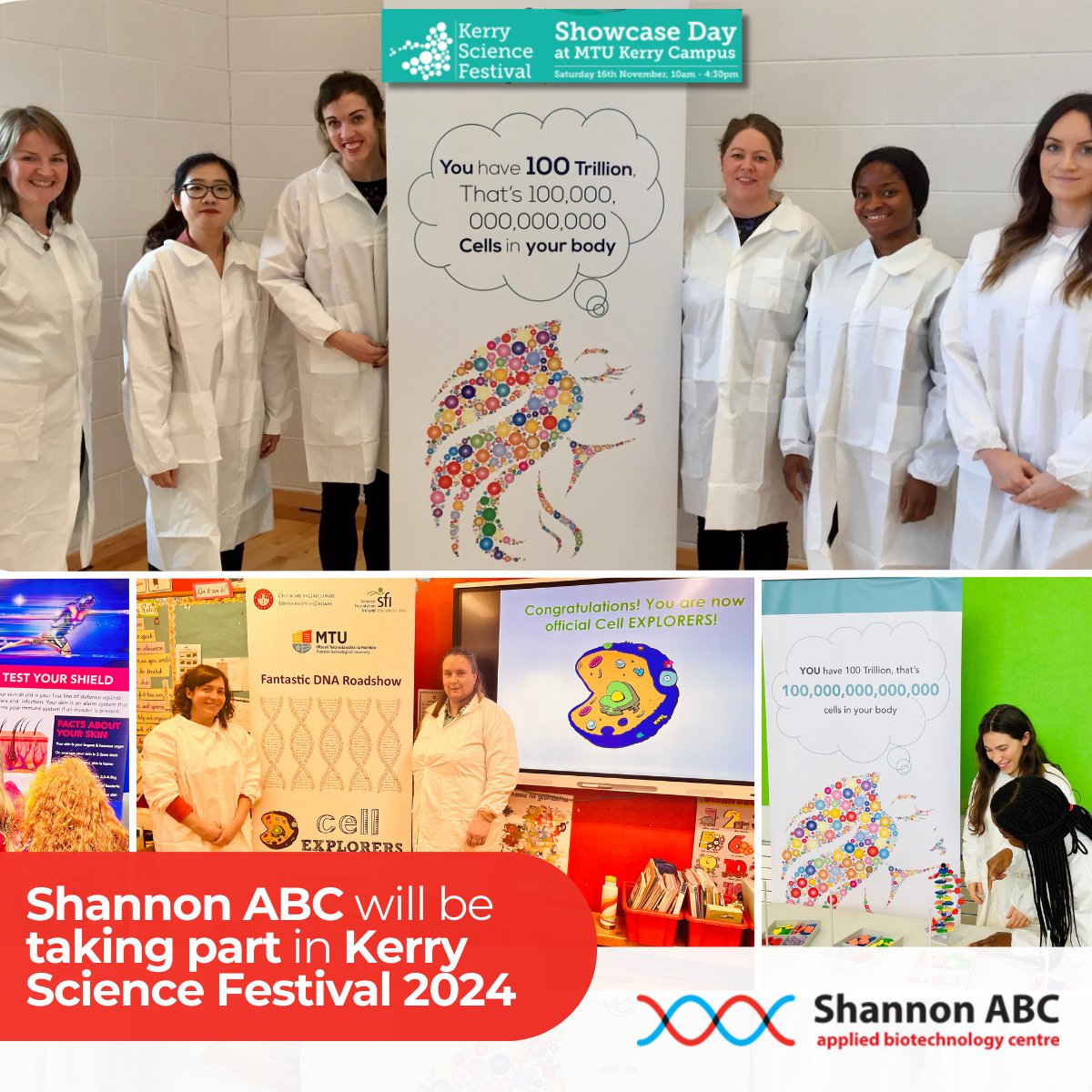 🌟 Shannon ABC will be taking part in Kerry Science Festival 2024

🔬 Kerry Science Festival 2024 is an annual celebration of STEM, featuring workshops, talks, and interactive activities for all ages. 

🔗 Read more here: shannonabc.ie/shannon-abc-wi…