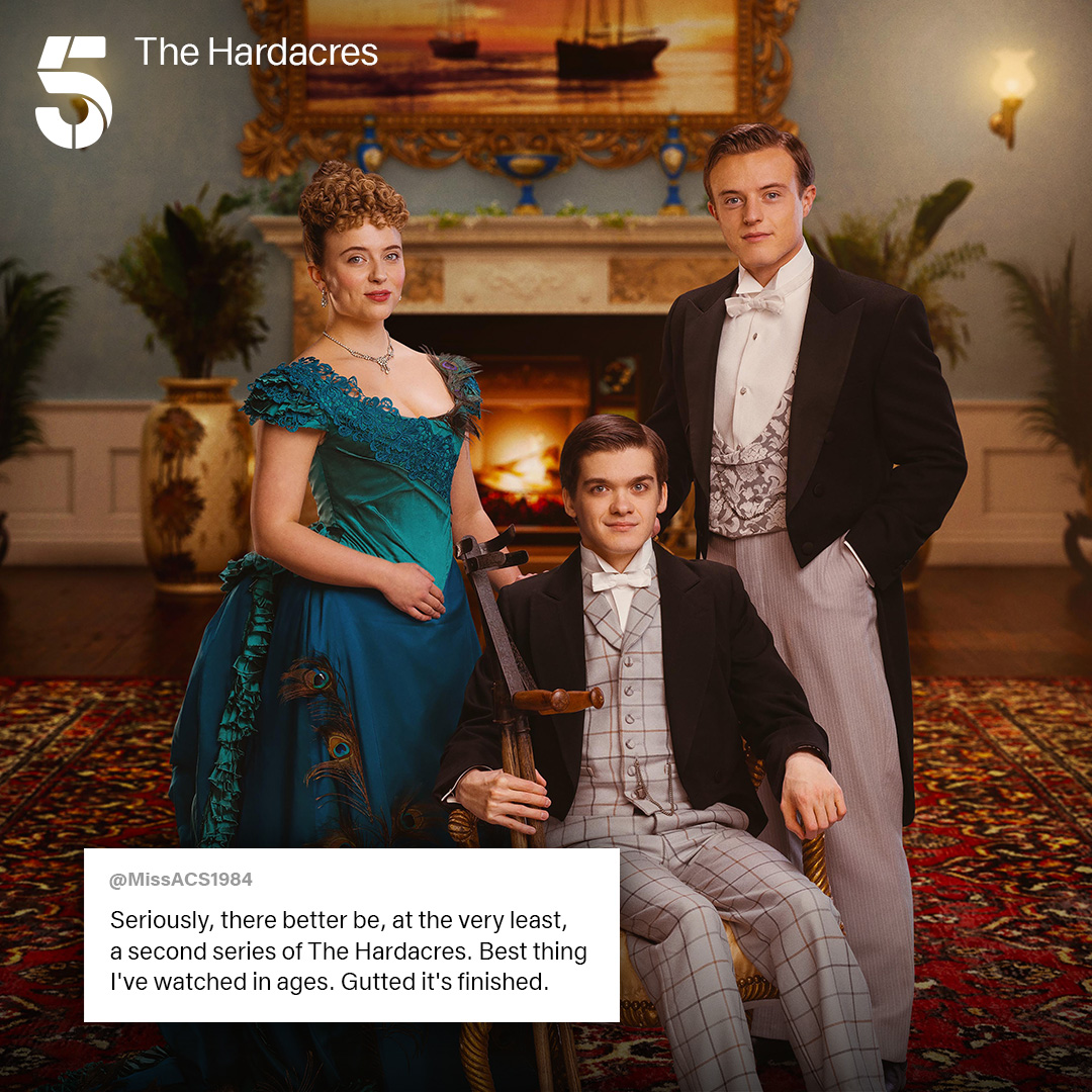 channel5_tv's tweet image. The Hardacre family had us hooked from start to finish ❤️ But don’t just take our word for it — fans are already demanding a second series 🙌

📺 The Hardacres. Stream the full series now on My5.
#TheHardacres #Drama #FamilyDrama
@CLAIREECOOPER