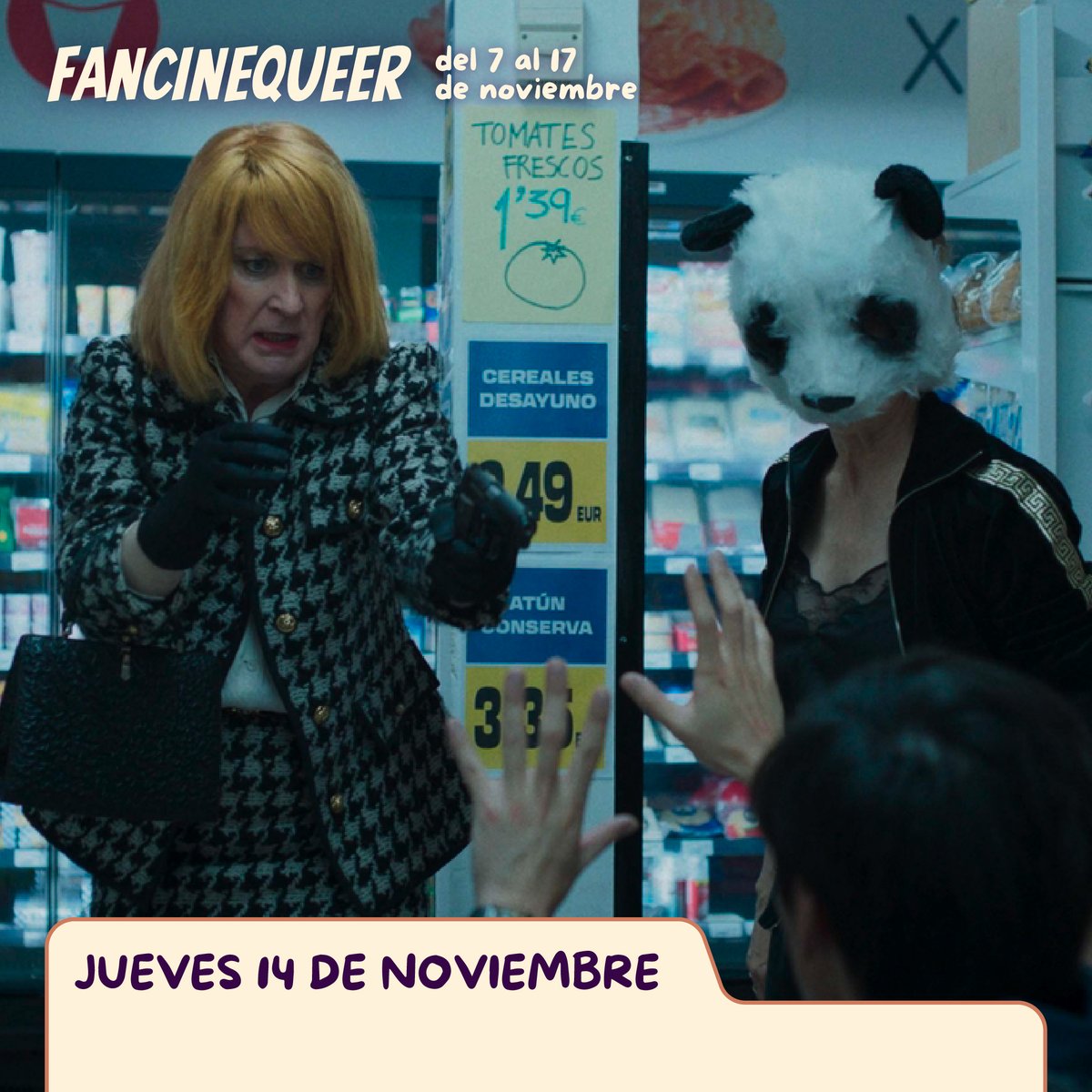 FestCineQueer's tweet photo. #27FCQ | Hoy a las 20:30h tienes la oportunidad de disfrutar de 'Norberta' en la Filmoteca de Cáceres. Y tras la película, un coloquio con en actor protagonista Luis Bermejo.
Y si estás en otras localidades y buscas buen cine, aquí te dejamos varias opciones. https://t.co/9SdUvLJ7Zj