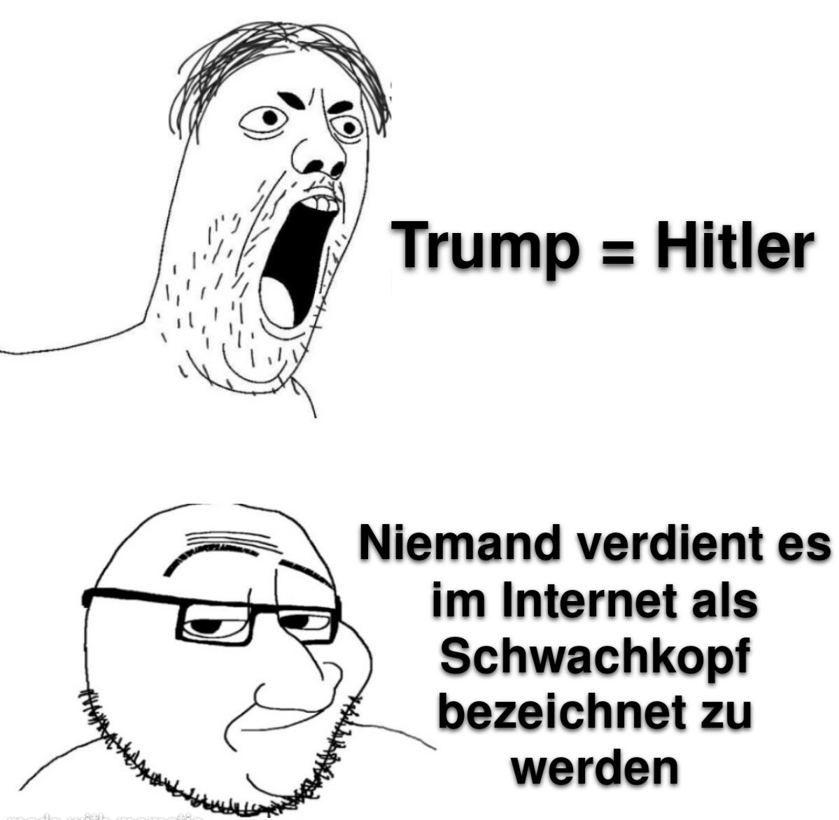 Hatten wir den schon? 🤨
#Schwachkopf