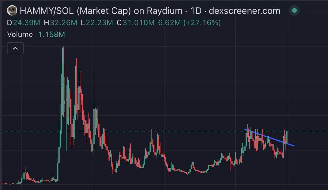 $HAMMY Chart looking primed for billions

Holders will outperform traders.

Hammilio.