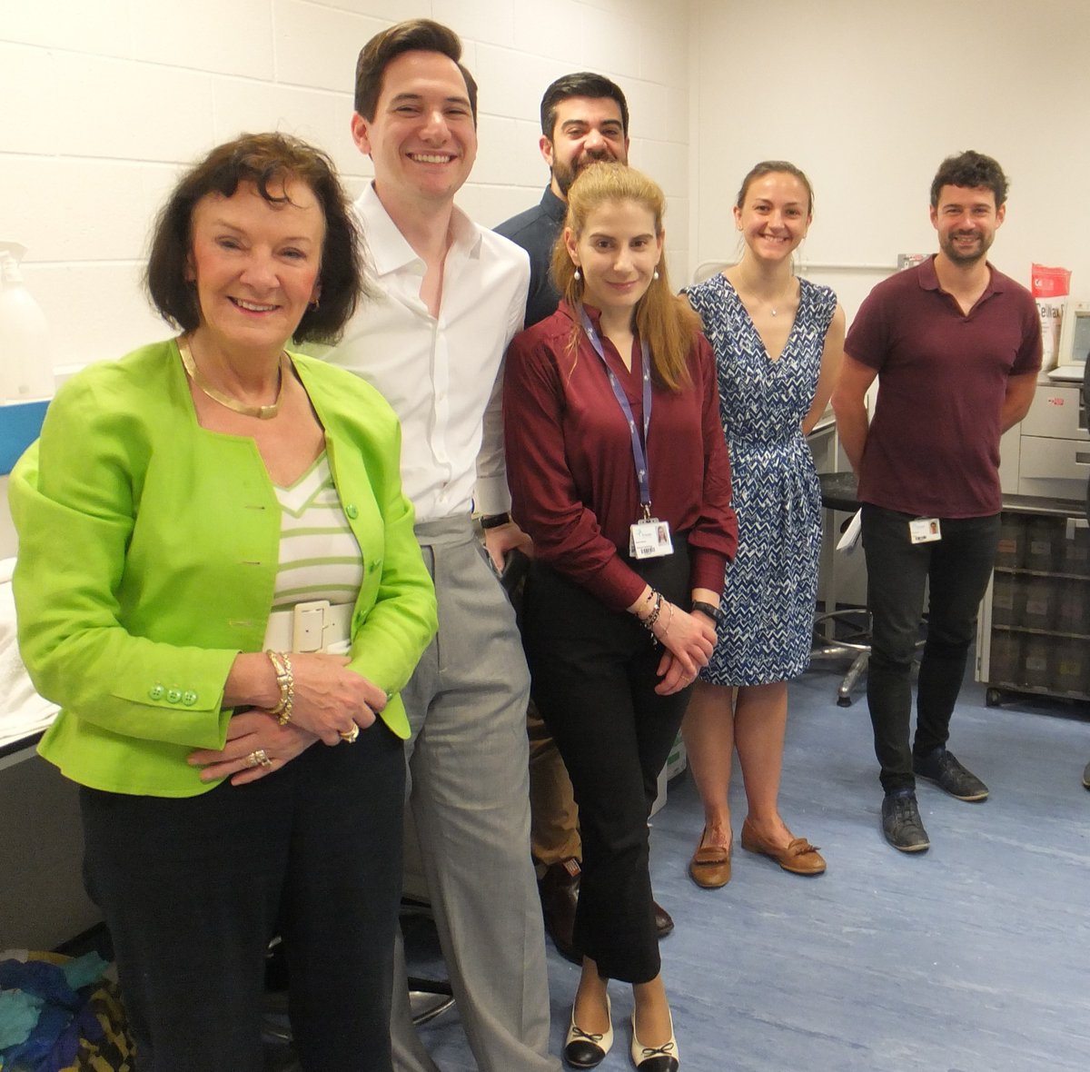 Pictured we have our CRY Cardiology fellows who came to observe dissection and see the daily activities in the CRY CCP laboratory.