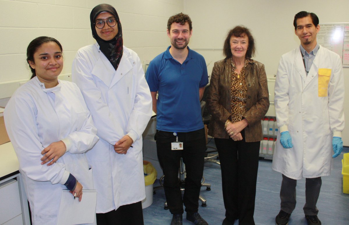 Forensic Pathologist Zubair Razak from Malaysia is training in the CRY CCP lab with us for a year, and we have BSc students Farwa and Oviyaa observing as part of their BSc thesis work.