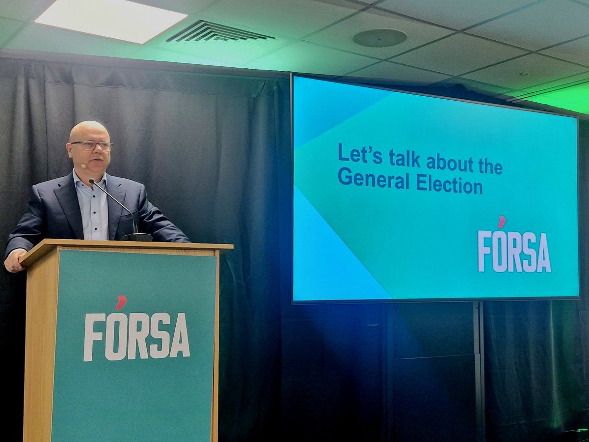 forsa_union_ie's tweet image. Kicking off our #GE2024 event with our manifesto launch.

Our members were clear - they want the next government to prioritise:

✅Pay increases beyond inflation rates
✅Protect remote work &amp;amp; introduce a 4-day working week
✅Invest in high-quality public services

Read more below