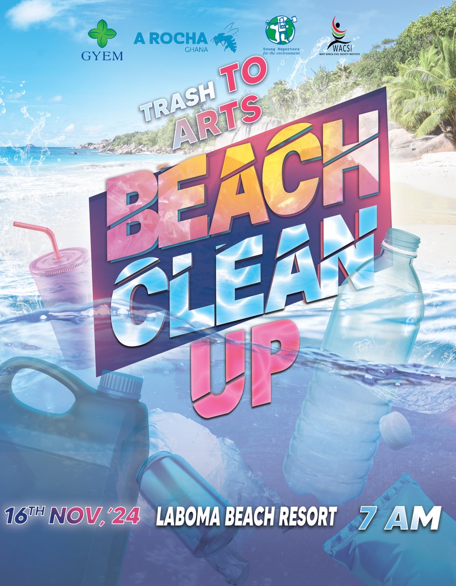 It's this Saturday, come in your numbers and let's change the narrative when it comes to plastic pollution. 
See you there!