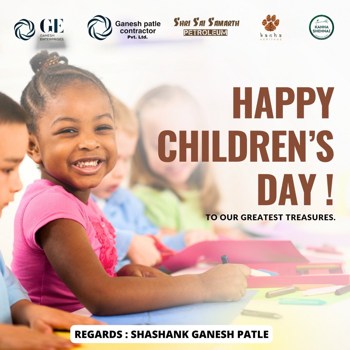 "On Children’s Day, may your dreams be as big as the mess you make and your smiles as wide as the universe! 🚀🧸"

#childrenday