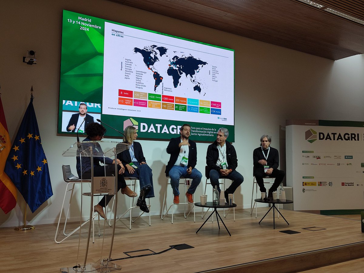 ForoDatAgri's tweet photo. @SiexDeAgexport @mapagob @lavegainnova @Cajamar @CARTIFCT @DIHAndAgrotech @UniversidadeUSC @Coarval @jcyl @HispatecAGRO @chechemaps @visualNACert @aGROSLabCE @MiguelCordobaP @greenfield_agri 📳 #DATAGRI2024    

🗣 "Nuestra visión es desde el mercado, desde la necesidad de la comercialización y por eso enfocamos nuestras soluciones a mejorar los procesos en toda la cadena desde el punto de vista comercial, económico y sostenible, Gonzalo Martín,  @HispatecAGRO. https://t.co/vB9SzHvH7w