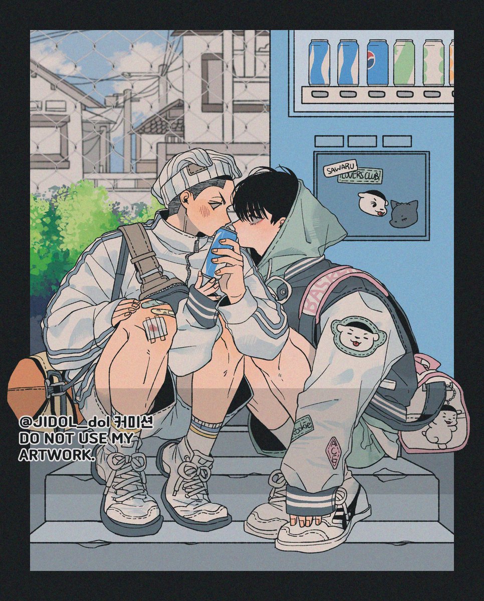 JIDOL_dol's tweet photo. 슬덩 우성태웅 커미션 작업했습니다 (업로드 허가받고 올립니다~) https://t.co/bZsiiqPFDO