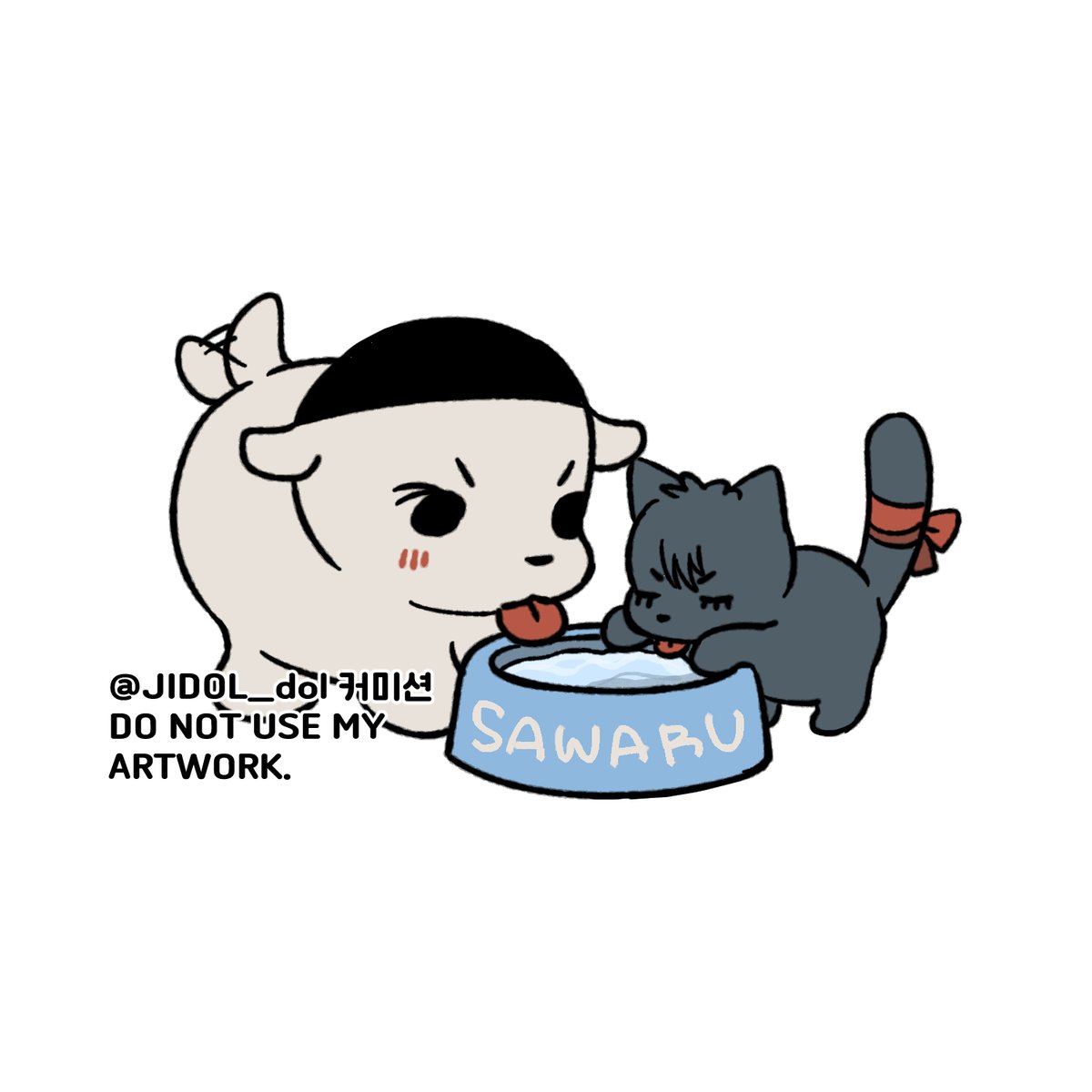 JIDOL_dol's tweet photo. 슬덩 우성태웅 커미션 작업했습니다 (업로드 허가받고 올립니다~) https://t.co/bZsiiqPFDO