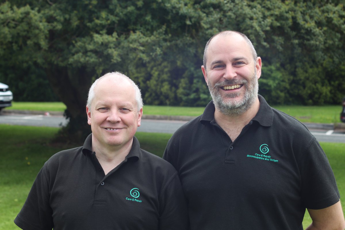 Paul and James are experts in home energy and work as part of our free Older Not Colder service.

We have 10 Home Energy Officers who are ready to help people aged over 60 in Wales who need help with heating their home.

Get help for free now: careandrepair.org.uk/get-help/