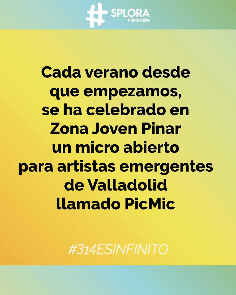 Zona Joven Pinar Valladolid tweet media