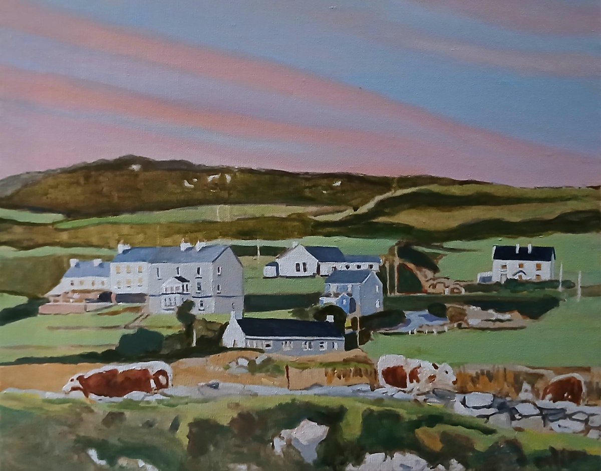 Work in progress on my latest commission (taken with smartphone) of #Portnoo in South West #Donegal Commission me to paint your favourite place - click here for more details on how to do so emmafcownie.com/commission-pai… #commissionart #Ireland #wildatlanticway #wildatlanticwaydonegal