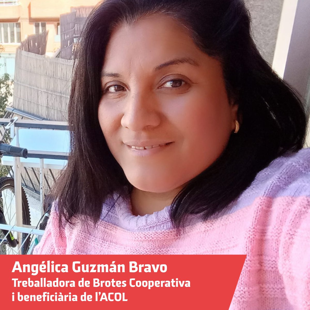 La_Collectiva's tweet photo. @lafundicio @AteneusCoopCat @econ_socialcat L’Angélica treballa a @brotescoop perquè és beneficiària de la línia de subvenció #ACOL 📄✊🏽
Llegeix la seva experiència aquí 👇
https://t.co/ukwXQzeTYN https://t.co/U4BBIQ4M0V