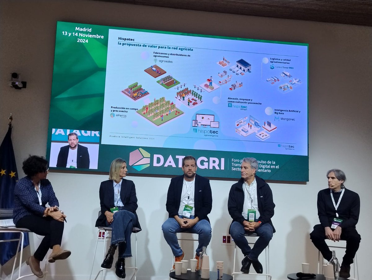 Las empresas españolas que están promoviendo herramientas digitales, @Agroslab, <a href="/visualNACert/">VisualNACert</a>, <a href="/HispatecAGRO/">Hispatec</a> y <a href="/greenfield_agri/">Greenfield Technologies</a> apuestan por el papel de las #cooperativas #DATAGRI2024 <a href="/ForoDatAgri/">📲 DATAGRI</a> <a href="/lavegainnova/">La Vega Innova</a>