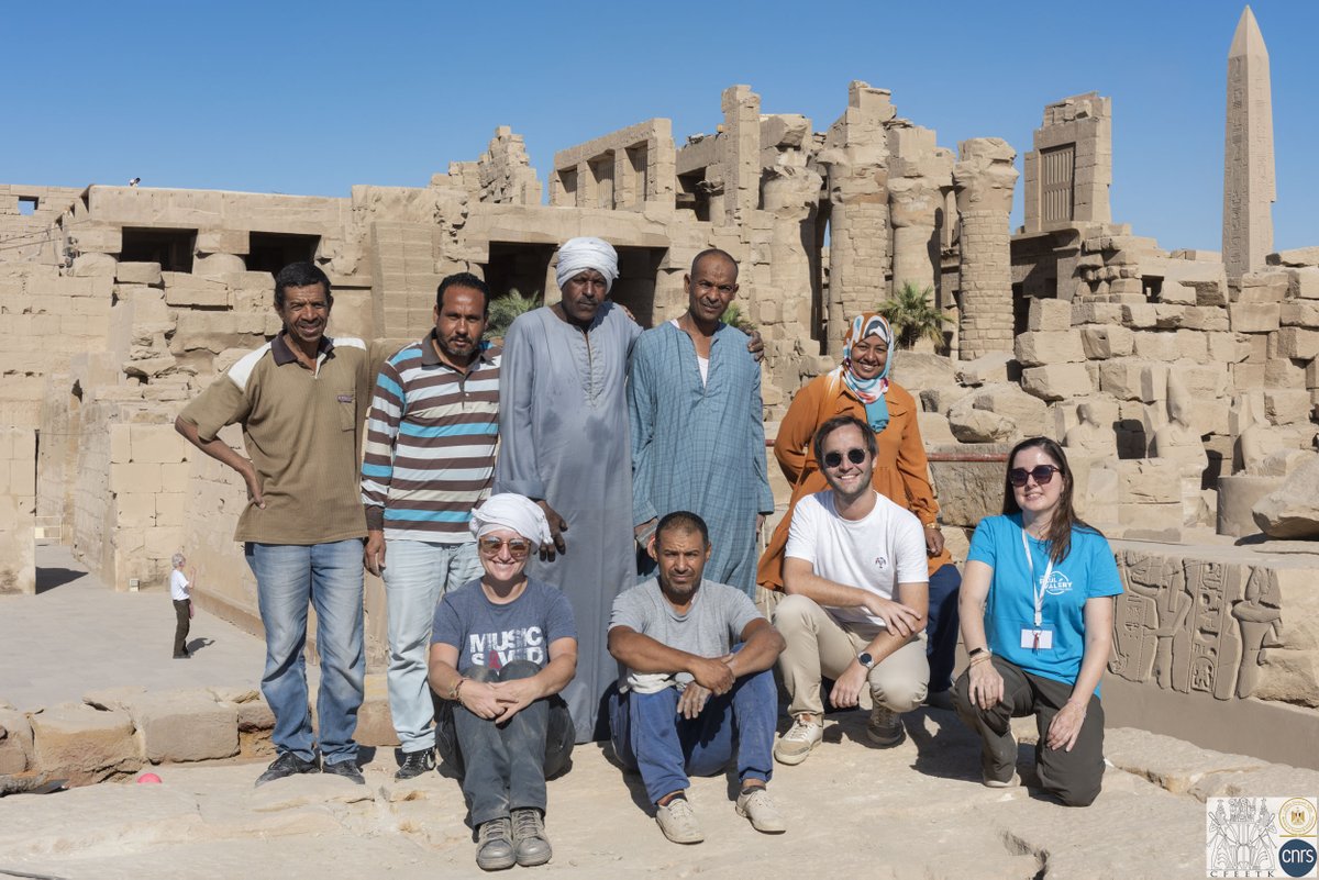 The restoration work is continuing in the Edifice of Taharqa at Karnak, with the support of <a href="/FondsKheops/">Fonds Khéops pour l'archéologie</a>.
The team also welcomed Dr. Isabelle Regen  (UPVM, ASM/ENiM <a href="/egyptologie/">ENiM – Égyptologie</a>) to study the Litanies of Ra 🌞  in this temple.
#KarnakTemples #AncientEgypt
