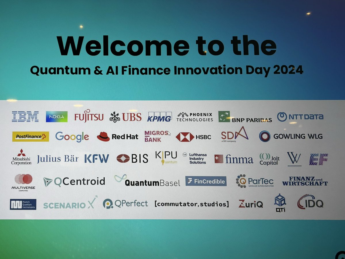 Another fun day in Basel #QuantumComputing